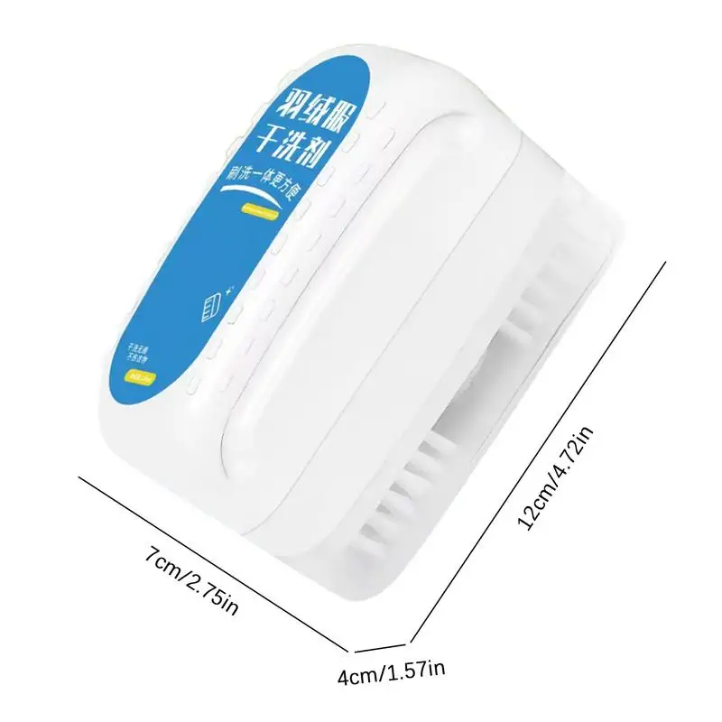 Down Jacket Cleaner Brush Down Jacket No-Clean Agent For Dry Cleaning Soft Bristles Brush Portable For Laundry Cleaning