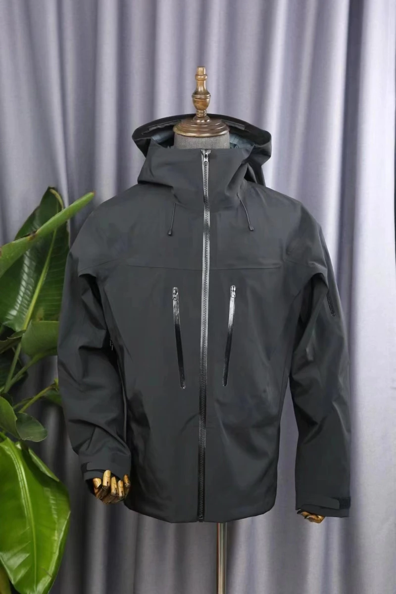 ARC SV Embroidery Bird Logo Three-Layer Jacket – Unisex Waterproof Windbreaker for Camping, Hiking & Skiing 1