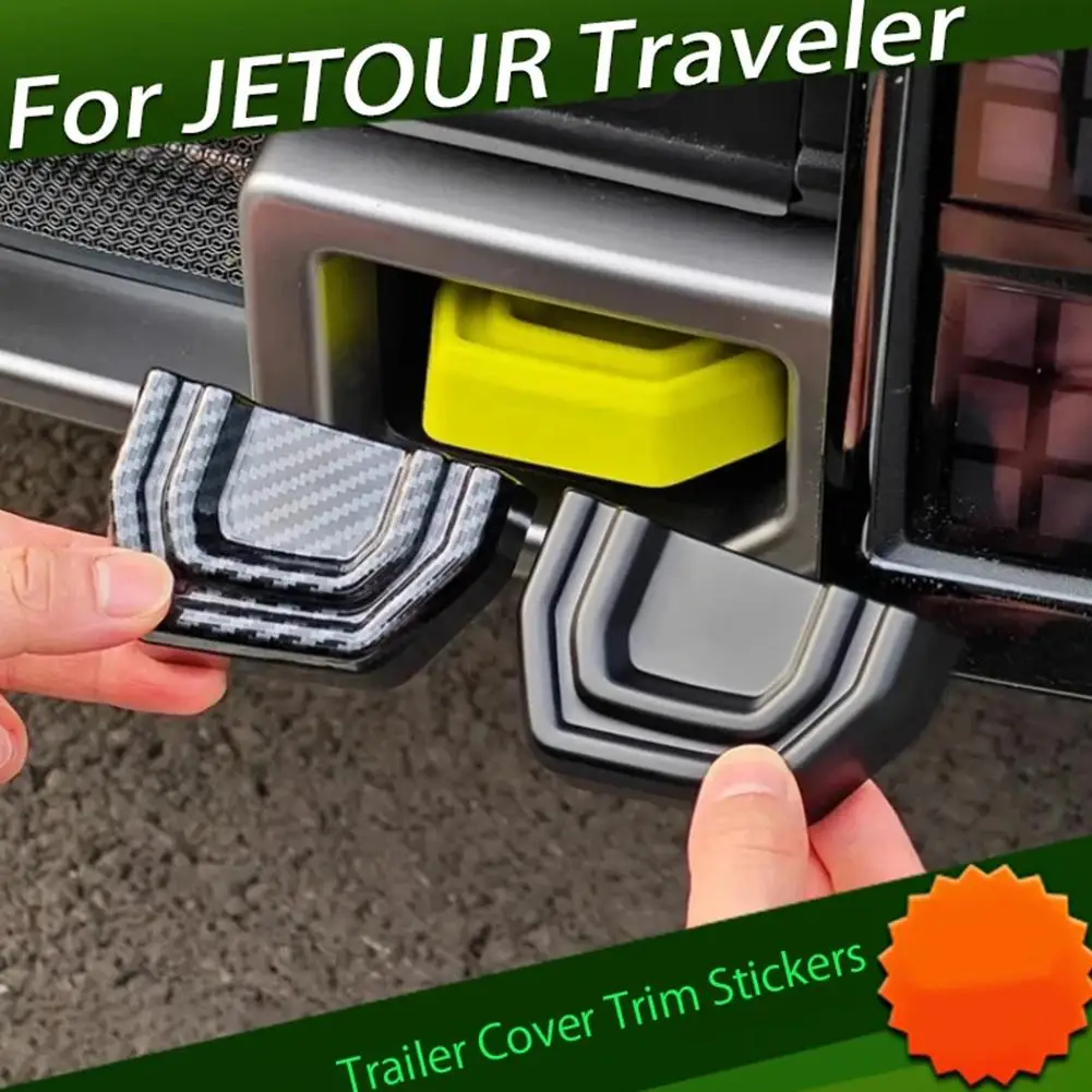 

Наклейка на крышку прицепа для Chery Jetour Traveler 2023 2024 Off-road, наклейка на крышку прицепа Warrior Exterio, крышка автомобиля, крючок, модификация L5F3