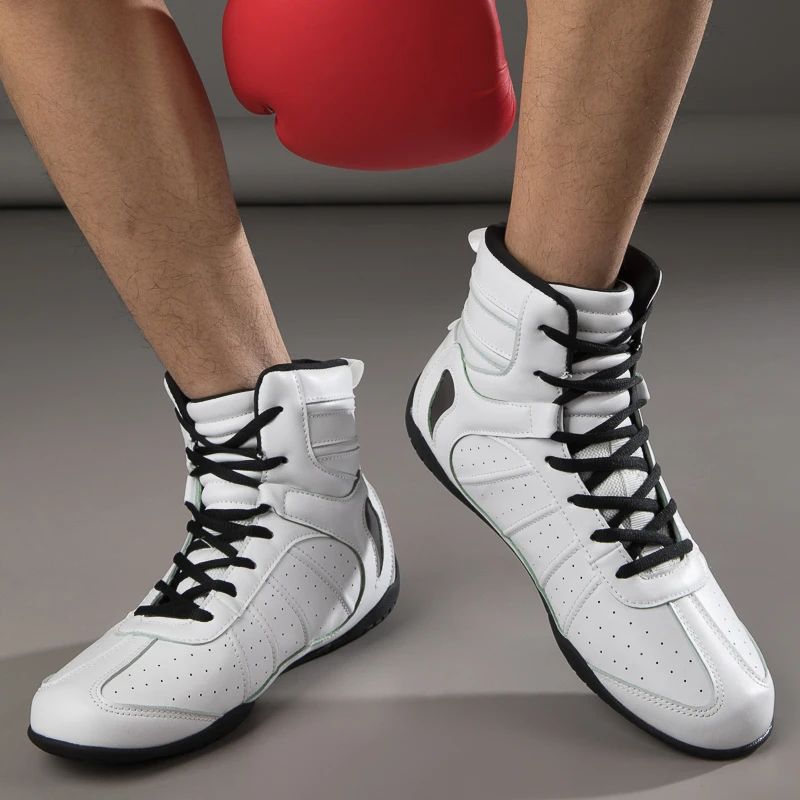 Men Wrestling Shoes Comfortable Training Gym Boxing Boots Unisex Sports Fighting Sneakers Professional Wrestling Boots