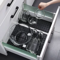 Kitchen Organizer Sink Drain Shelf Dish Drying Rack Bowl Plates Shelf Storage Drawer Desktop Adjustable Holder Home Accessories 1