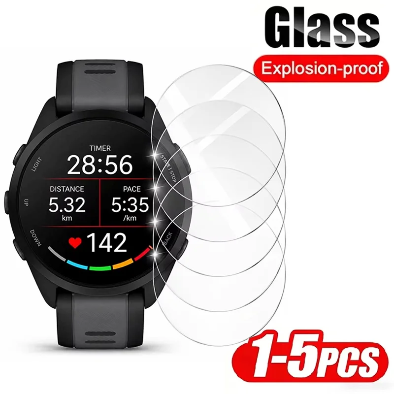 Premium Tempered Glass Screen Protector - HD Clear Film for Watch Face Protection (1-5 Pack)