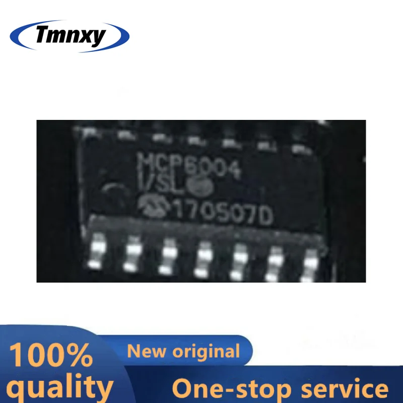 

100PCS Brand New Original MCP6004 MCP6004-I/SL SOP14 Operational Amplifier Chip