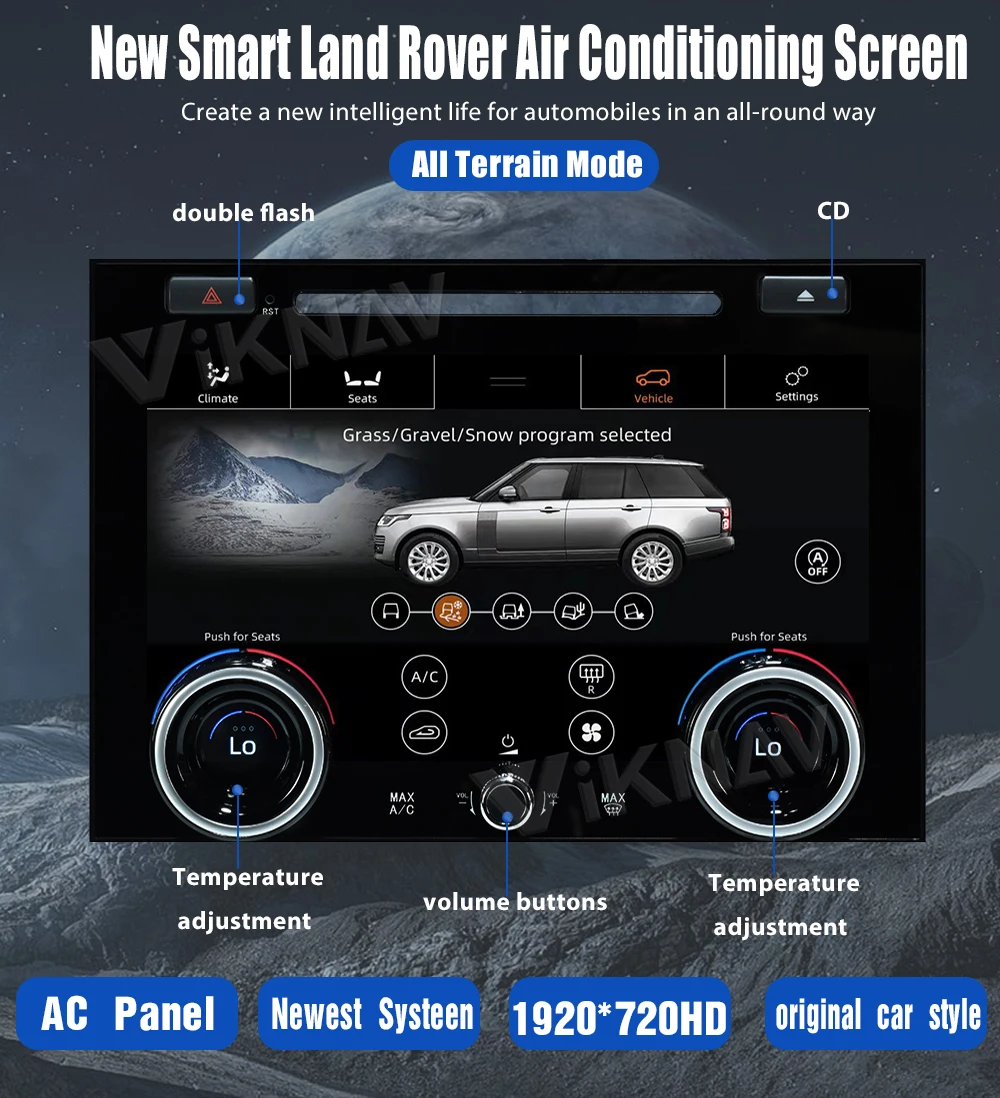 Android AC panel For Land Rover Range Rover Sport L405 2013-2017 Climate Control AC Control Board