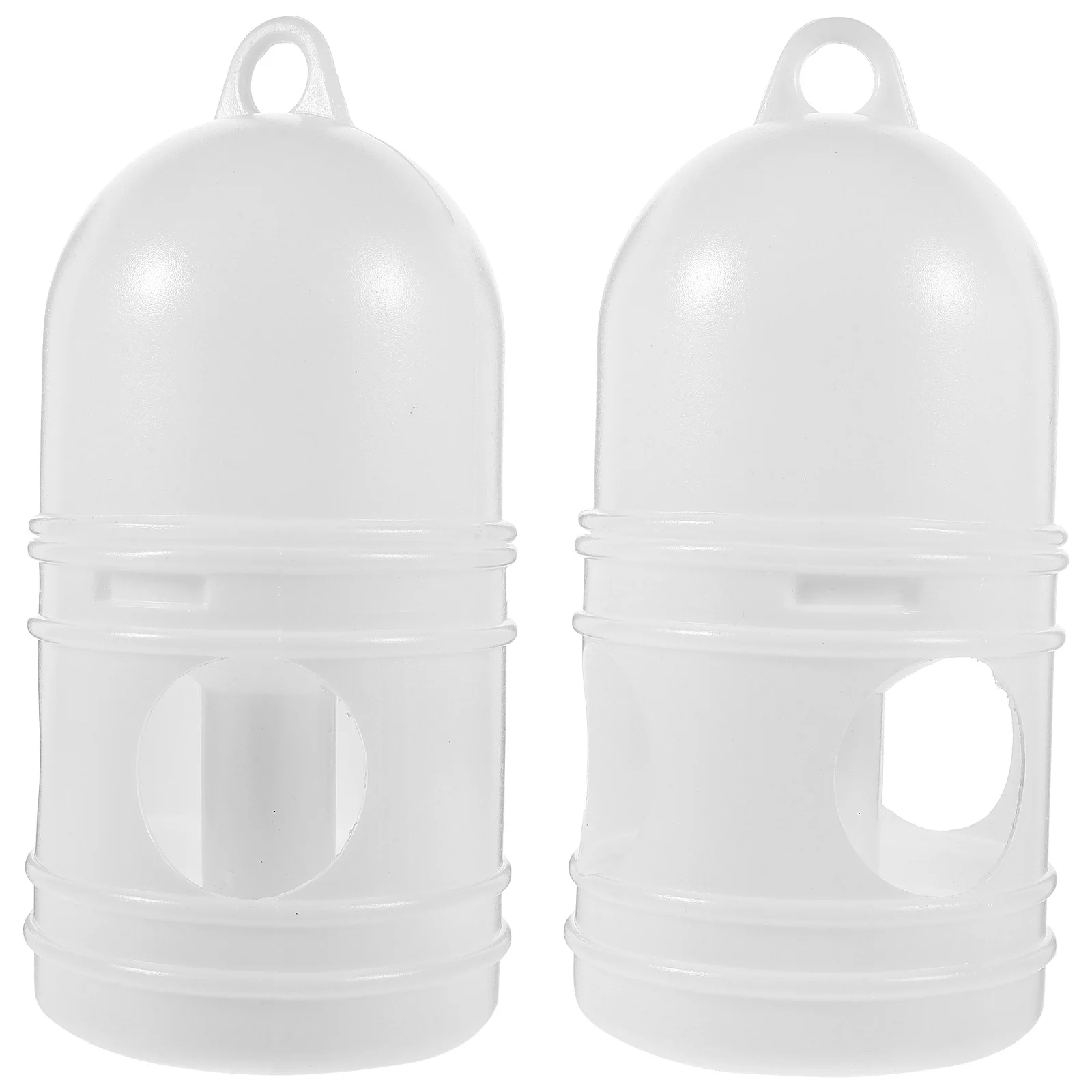 

Hemobllo Pigeon Bird Water Dispenser Plastic Poultry Water Dispenser Top Handle 1 L Capacity Drinker Waterer Automatic