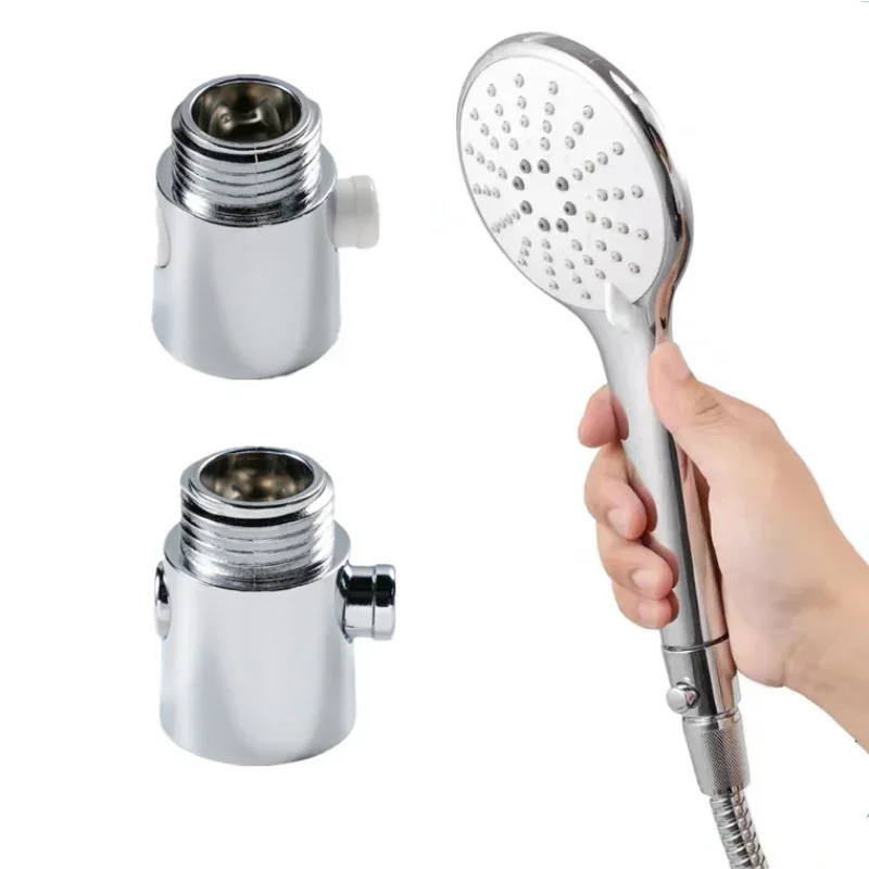 Shower Head Arm Diverter Valve Bidet Sprayer Head Water Shut-Off Angle Valve Flow Regulator Switch Faucet Replacement Parts 1pc diverter valve,shower head diverter valve