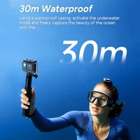 SJCAM SJ10 Pro Подводная экшн-камера с двойным экраном 5G/2,4G Wi-Fi Быстрая передача Поддержка внешнего микрофона Vlog Live Anti-Shake — изображение 6