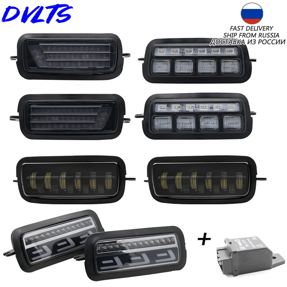 For Niva 4x4 Urban Front Daytime Running Headlight Drl, Turn Signal