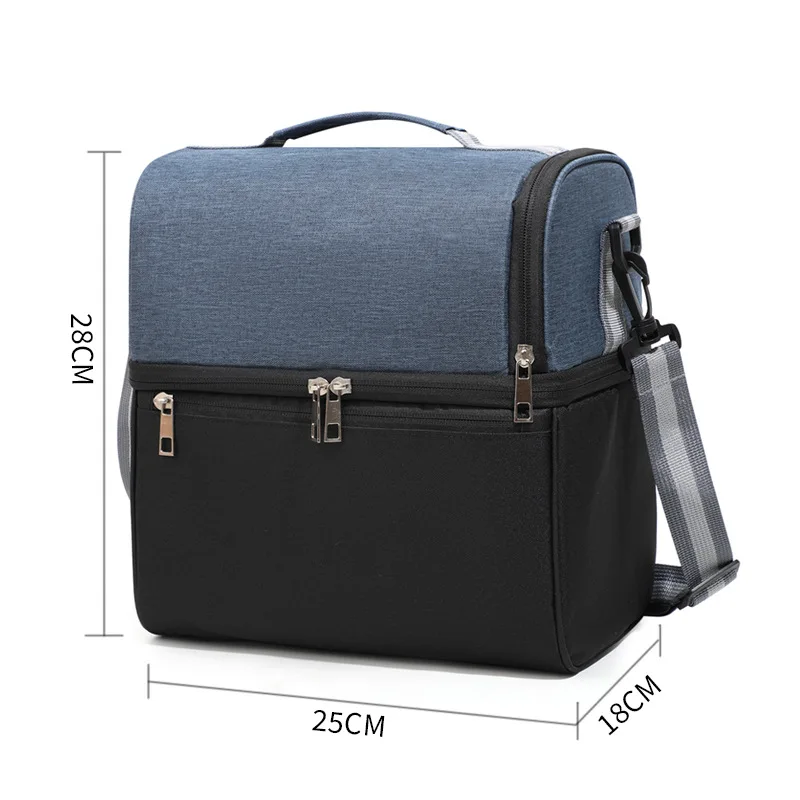 Cooler Bag Outdoor Picnic Bag Waterproof Camping Travel Organizer Bag Thermal Cooler Lunch Box Portable Food Large Capacity Storage Handbag