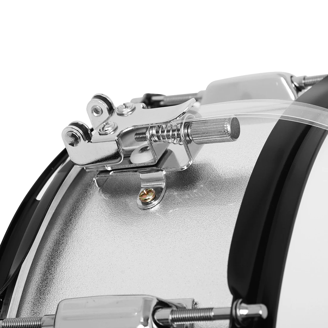 SLADE 14-Zoll-Silber-Snaredrum-Set mit Trommelstöcken, Schultergurt, Trommel-Schlüsseltasche für Studenten, Anfänger, Schlaginstrument – Detail 12