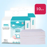 Coussinets à langer jetables pour bébé, 10 pièces, sous-vêtements pour nourrissons, couches imperméables, respirant, tapis de protection de Table de lit, matelas de soins pour bébé 1