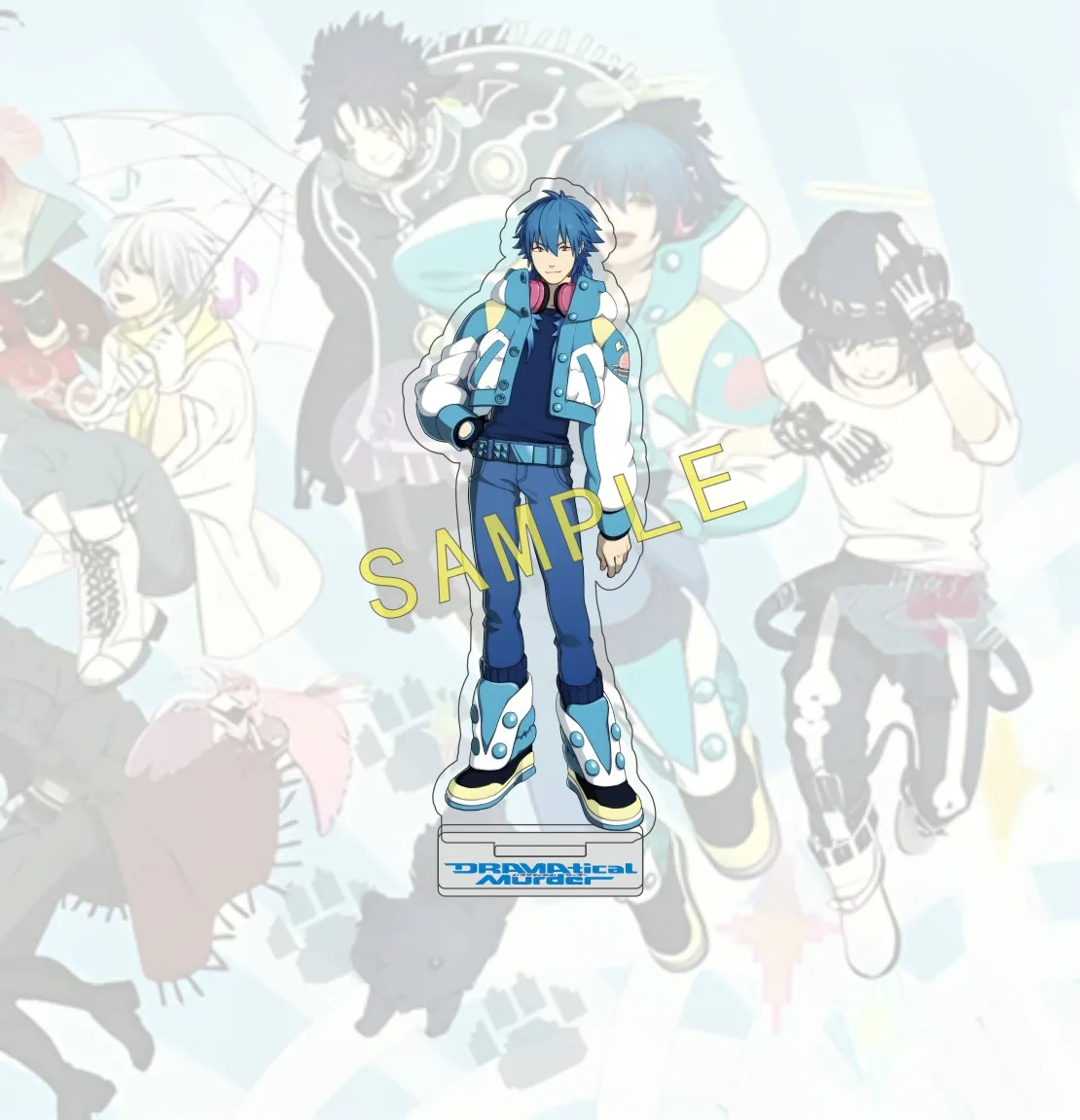 애니메이션 아크릴 스탠드 DRAMAtical Murder 아오바 코우자쿠 15CM 귀여운 모델 데스크탑 장식 팬 선물 키체인