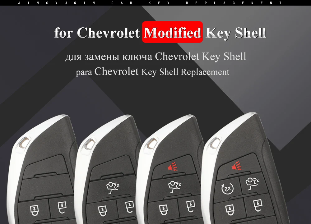 Jingyuqin Modifiziertes Flip-Fernbedienungs-Autoschlüsselgehäuse für Vauxhall Opel Astra J Zafira B Insignia Chevrolet Lova Aveo Cruze Buick – Detail 2