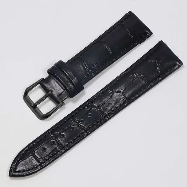 Premium Genuine Leather Watch Band - High-Quality Brown Strap
