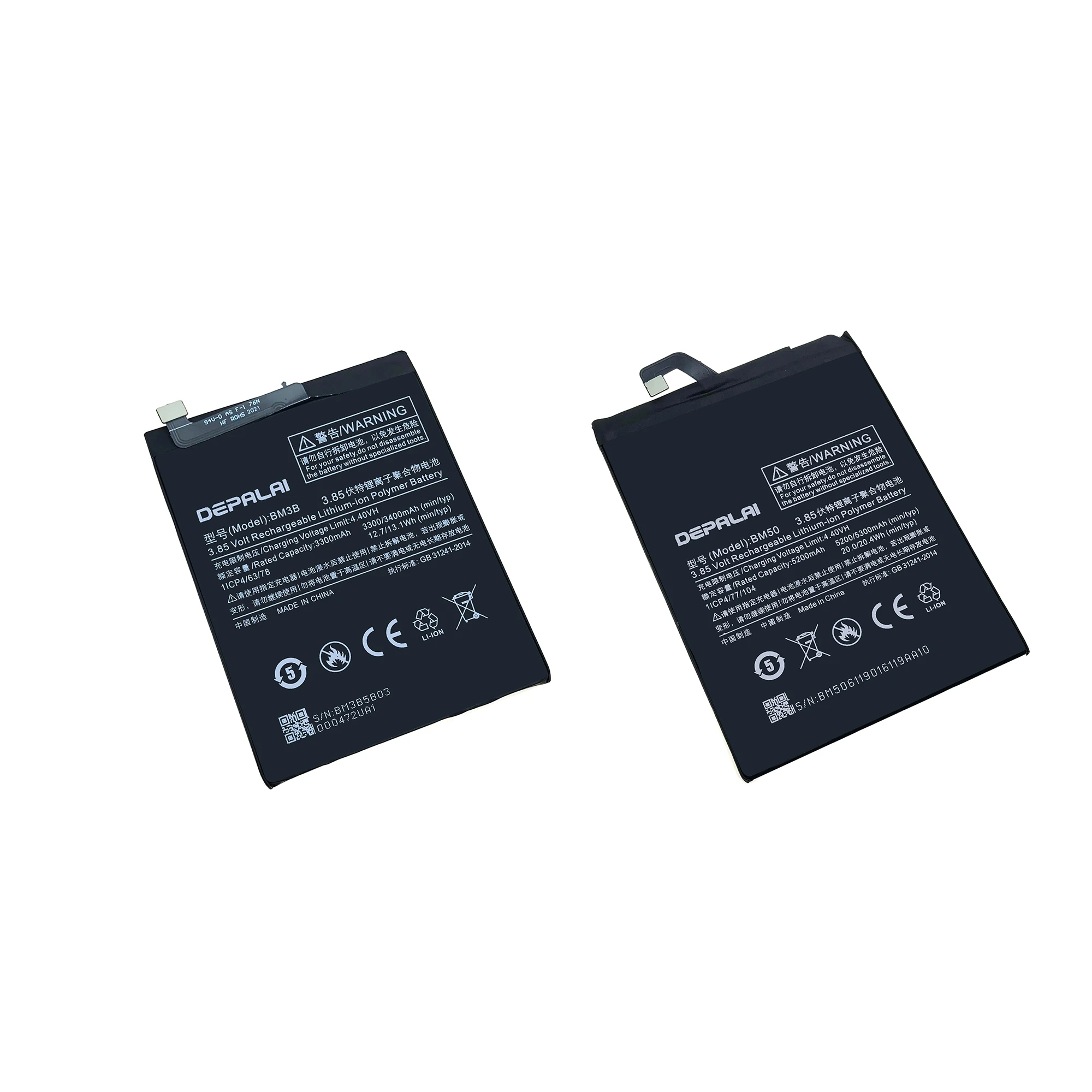 

For Xiaomi Mix Mix2 2s Mix3 Mix4 Max Max2 Max3 Replacement Battery BM3B BM3K BM4C BM49 BM50 BM51 BP43 Phone Batteries