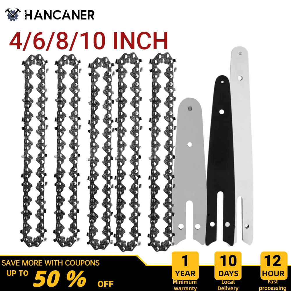 4 Inch 6 8 Inch Mini Steel Chainsaw Chains Electric Chainsaws Accessory