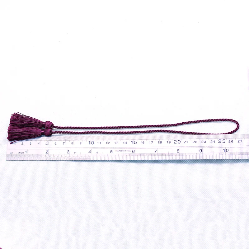 54cm Long Rope Double Fringe Trim Tassels 2-10Pcs Handmade Silk Bookmark Tassel For Curtain Decoration DIY Craft Sewing Supplies