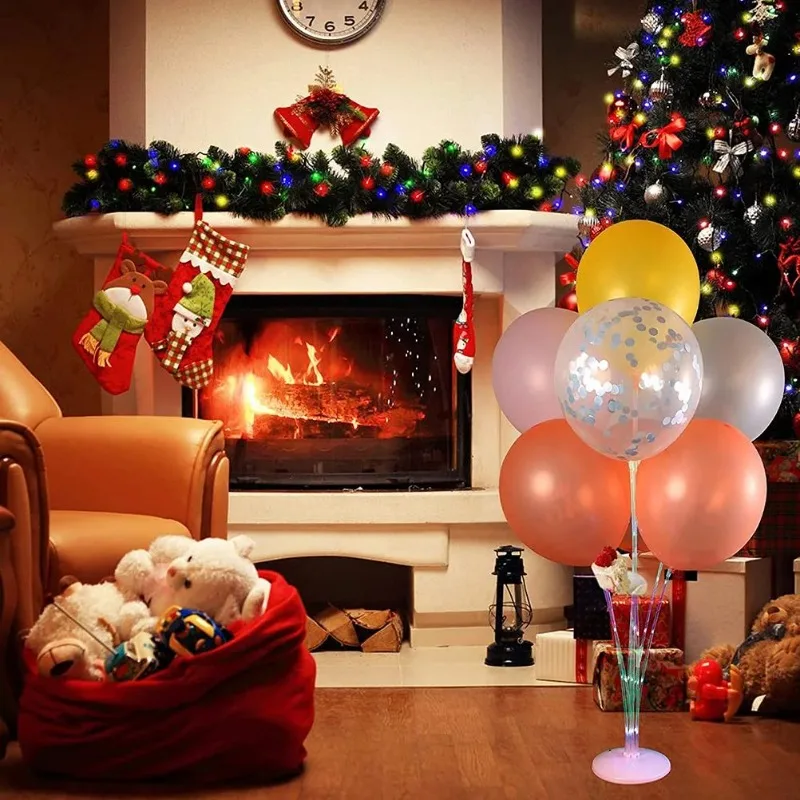 Reusable Balloon Arch Stand Kit Includes Stick Tubes and Holder for Multi-Purpose Event Decoration Set for Celebrations.