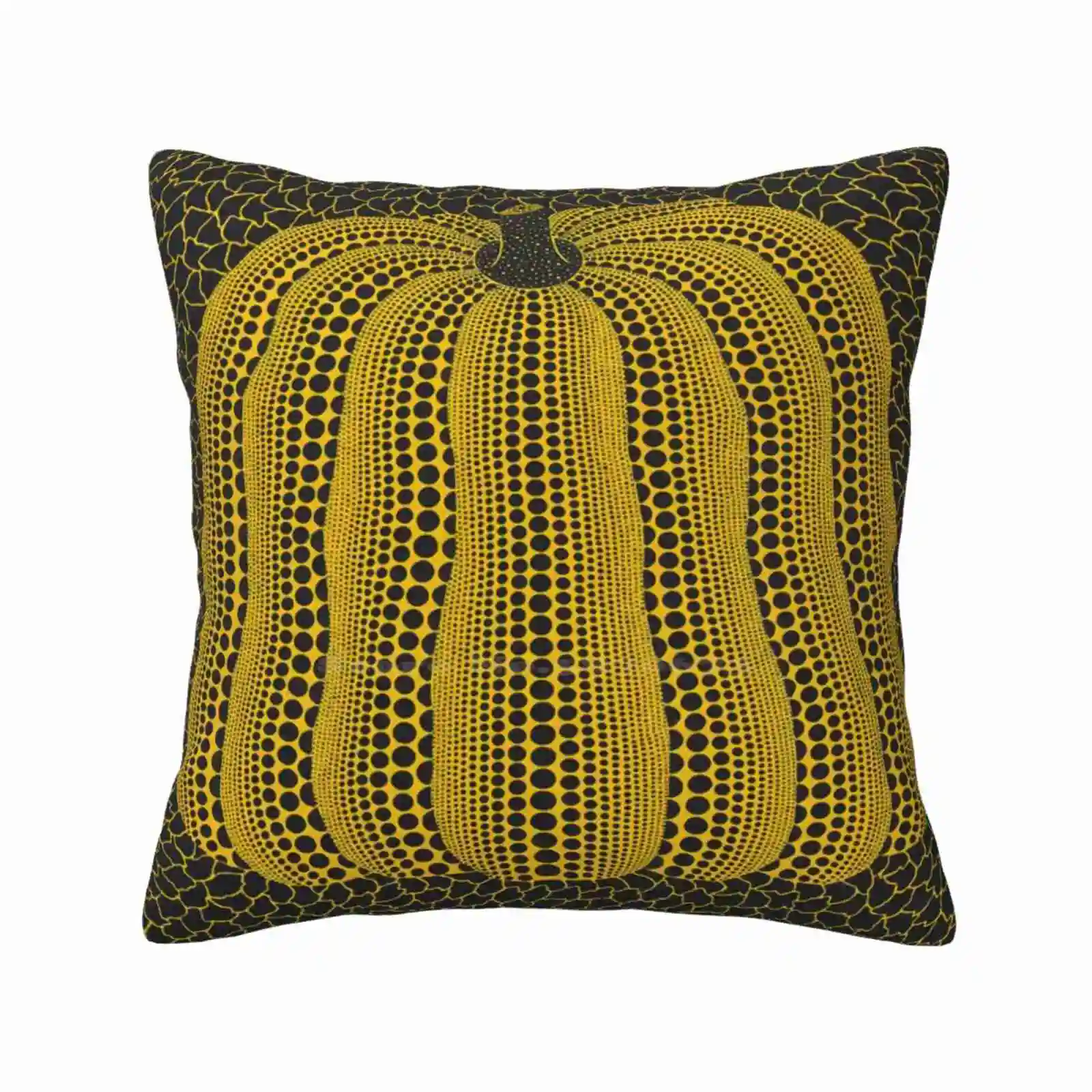 Yayoi Kusama-Fresh Pumpkin Pillow Cover Hug Federa Astratta Collage Yayoi Kusama Exhibition Love Cutes Yayoi Kusama Pumpkin