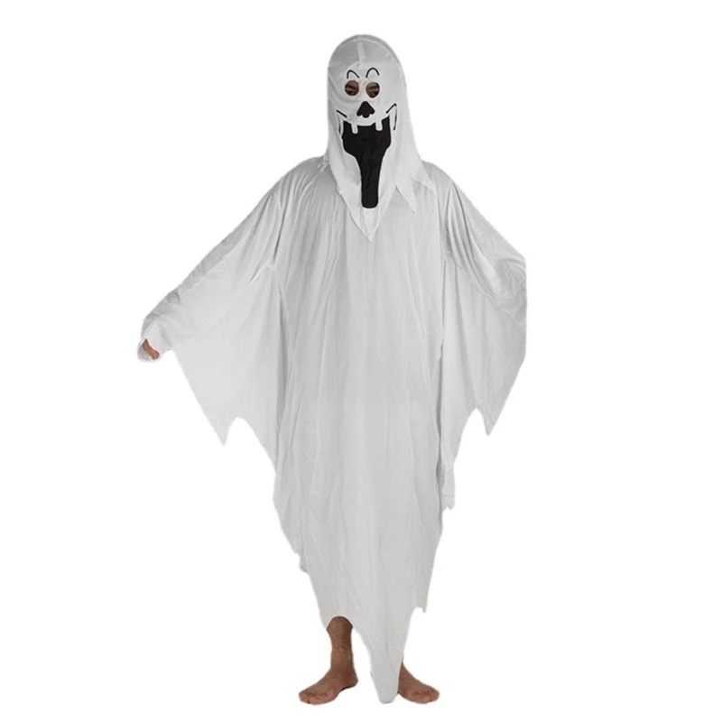 Halloween Horror Cloak Cape No Face Cosplay Costumes Cloak for Men Womens Adult attack on titan blanket cloak shingeki no kyojin survey corps scout cloak cape flannel hoodie cosplay costume