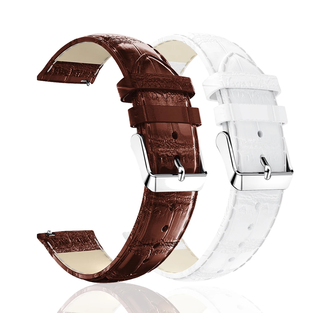 Per Garmin Forerunner 265 255 Cinturino 22Mm Bracciale In Pelle Per Garmin Vivoactive 4/Venu 2 Plus Sq 2 Cinturino