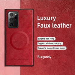 Luxury Leather Cover - Premium Phone Case for Ultimate Protection and Style (Claret)