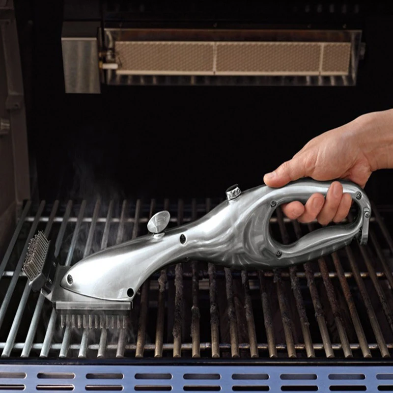 Barbecue Stainless Steel BBQ Cleaning Brush Outdoor Grill Cleaner with Power of Steam bbq accessories Cooking Tool