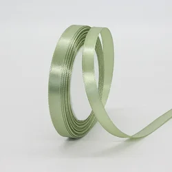 Sage Green Ribbon for Gift Wrapping and DIY Crafts - 25 Yards (1cm 22 meters)