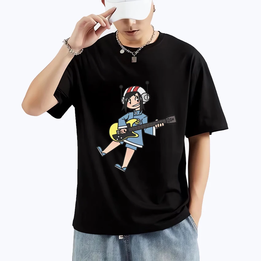 

Trend Band Gorillaz Graphics T Shirt Men Women Cotton T-shirt Fashion Summer Hip Hop short sleeve Oversized T-shirts Streetwear