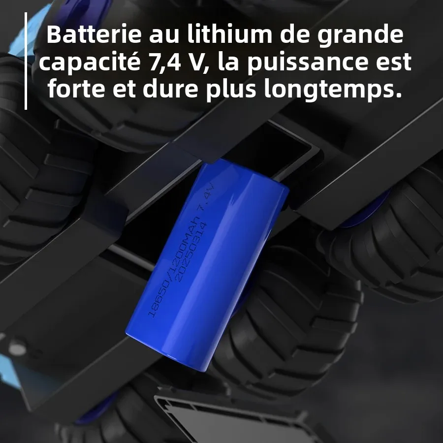 Robot Tank RC 1802 Version Bleue/Mise à Jour Verte - Jouet Télécommandé
