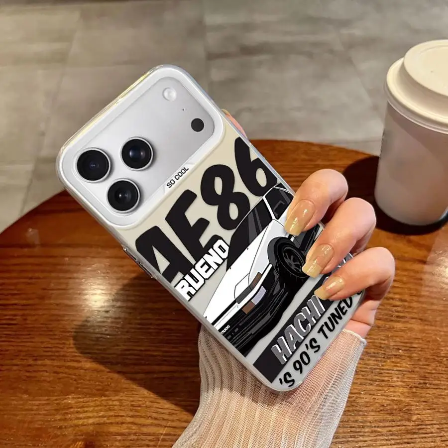 Anime-Inspired Phone Case Featuring I-Initial D Design