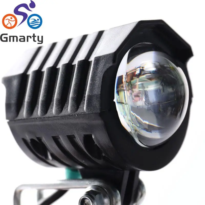 

2 In 1 E-bike Light Headlight Input DC 36V 48V 60V Electric Scooter Handlebar Lamp Electric Scooter LED Front Light with Horn