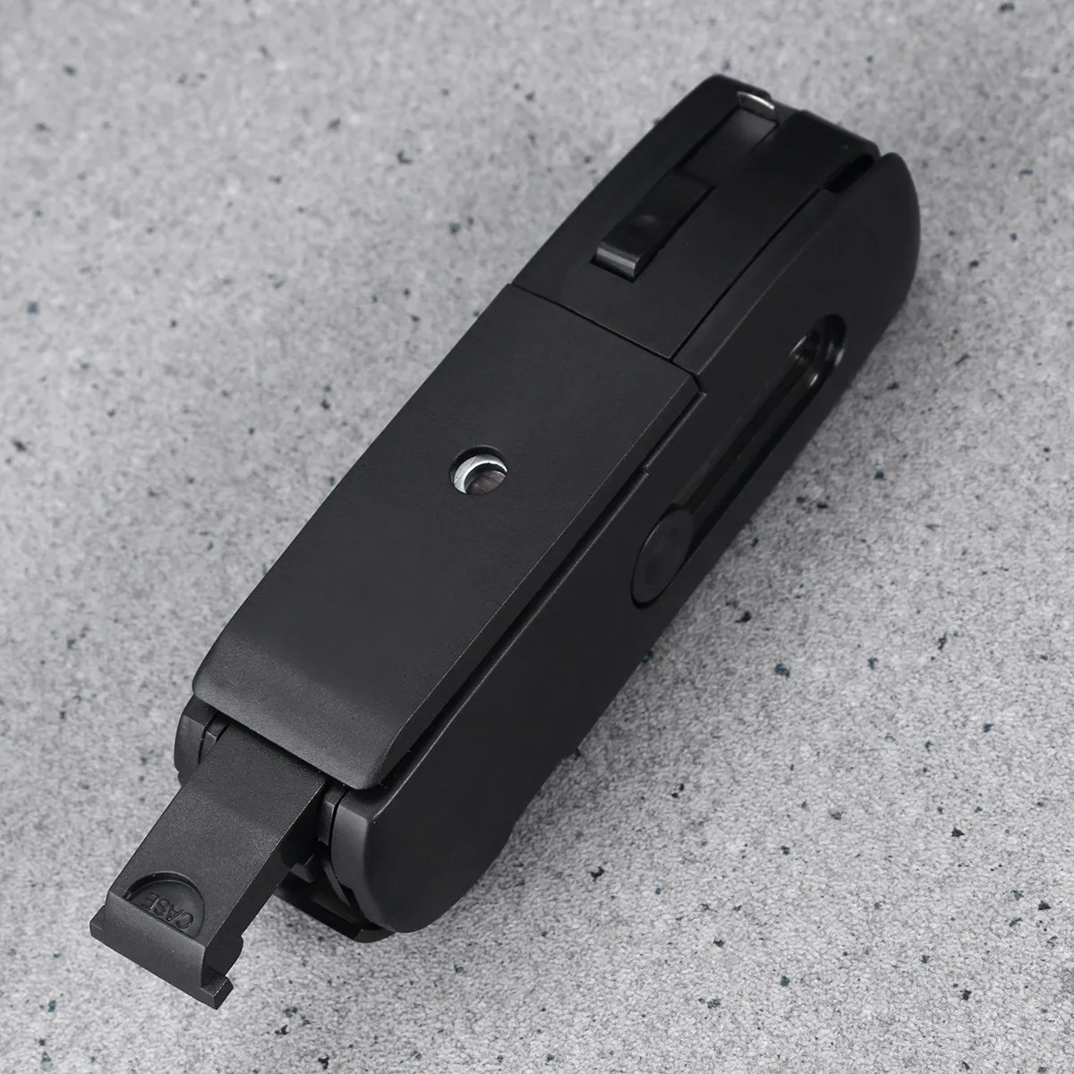 다기능 10 in 1 문구 세트 블랙 가위, 플렉시블 자, 연필깎이, 스테이플러, 커터, 드라이버, 펀치