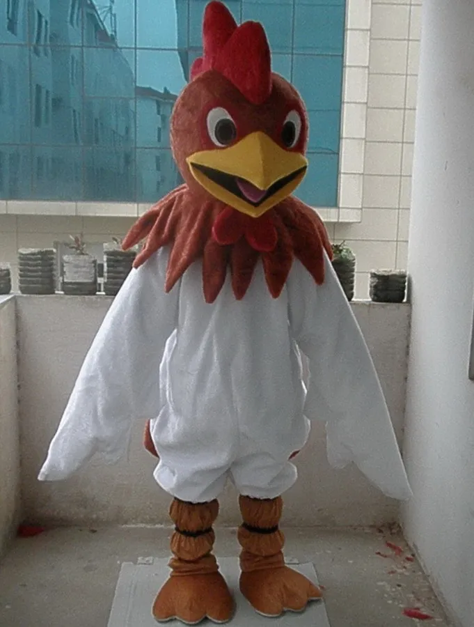 

New Adult Hot Sale Foam Rooster Cock Fancy Cartoon Mascot Costume Plush Christmas Fancy Dress Halloween Mascot Costume