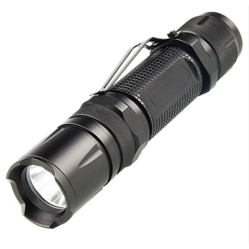 V6 Mini Focus XML-L2 4 Modes 1600Lum LED Flashlight Rechargeable Zoom Zoomable Torch Waterproof Outdoor Camping Flashlight