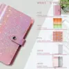 Soft Leather Binder Budget Planner Cash Envelope Binder With Budget Envelopes A6 Binder Pockets Cash Envelope Wallet Budgeting 2