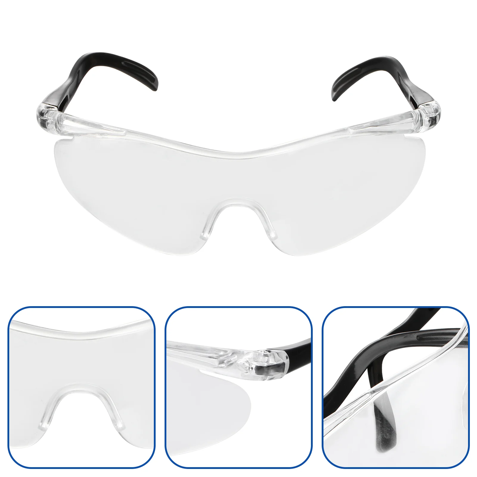 

2 Pcs Goggles Glasses Kids Sports Supply Plastic Eyewear Accessory Lens Children Safeguard