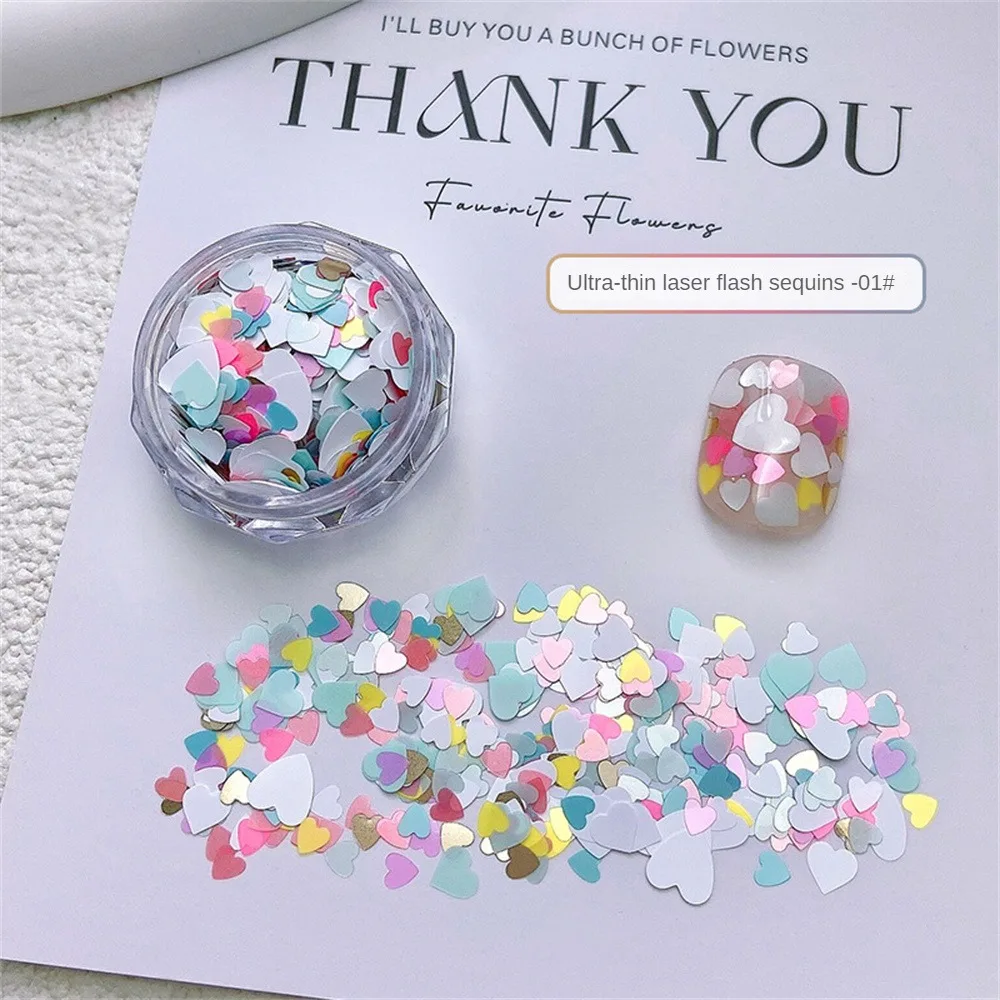 Holographic Nail Art Powder Chunky Mixed Hexagon Star Shaped Glitter Sequins For Manicure Nail Decorations Loose Glitter