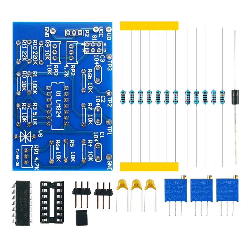 Electronic Components Kits Waveform Generator Kit Electronic Assembly and Debugging Supporting Practical Soldering Exercises electronic kit