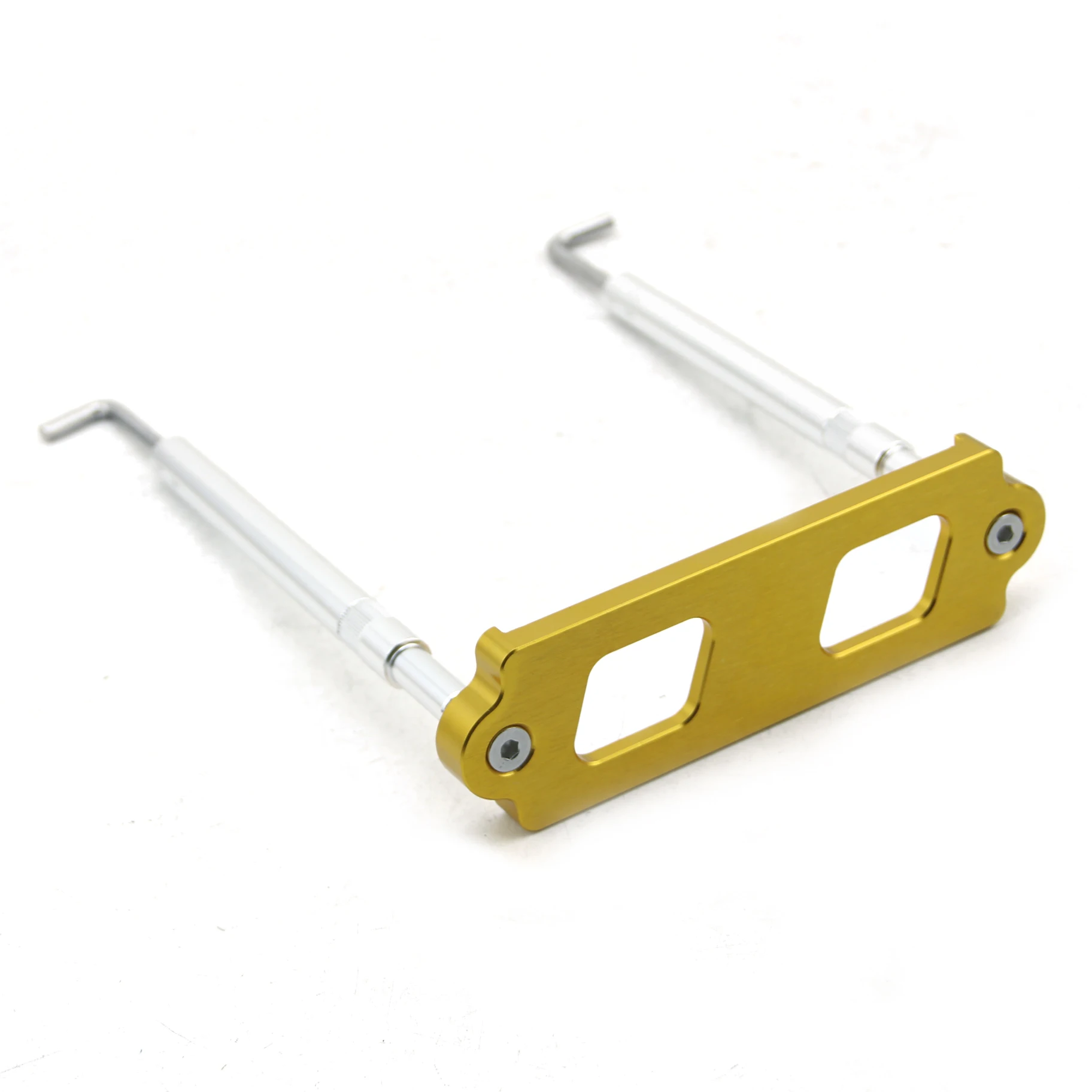 Aluminum New Car Battery Tie Down Kit Hold Down Rod With Stainless Tray Hooks For Honda Civic / CRX S2000 For Acura Integra RSX battery hold down clamp
