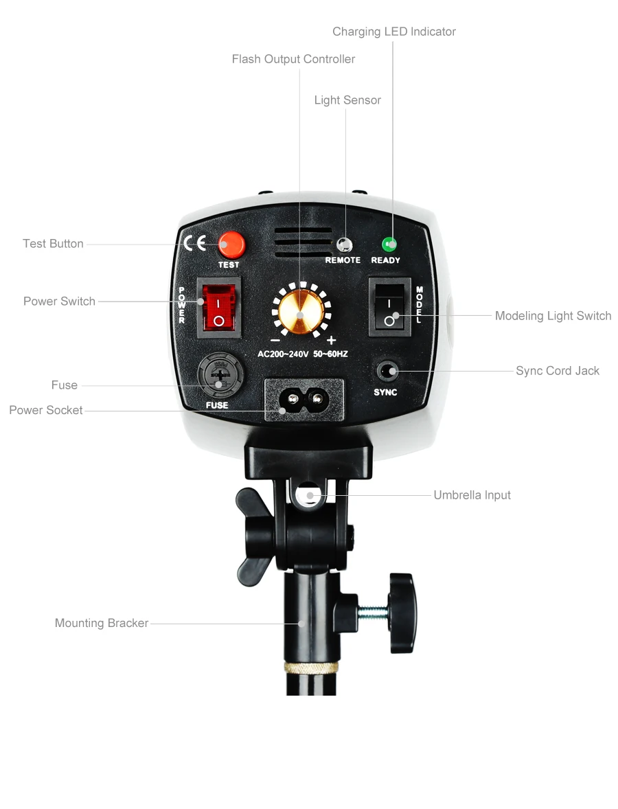 GODOX Mini Master K-180A K180A K150A K-150A Mini Master 180W Studio Strobe Phot