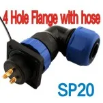 Wasserdichter Steckverbinder SP16 IP68 Kabelstecker & Buchse Männlich und Weiblich 2 3 4 5 6 7 8 9 Pin – Detail 32