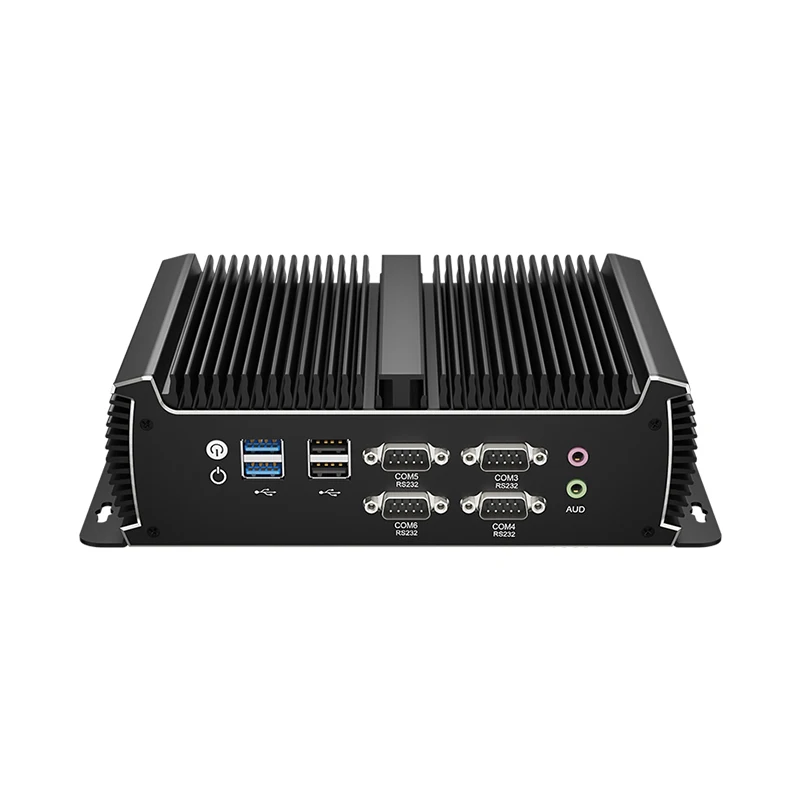 Helor Fanless Industrial Mini PC with Inter Core i5-1135G7 DDR4 Support Windows10/11 LINUX Pfense 3G/4G LTE WIFI Computer 4