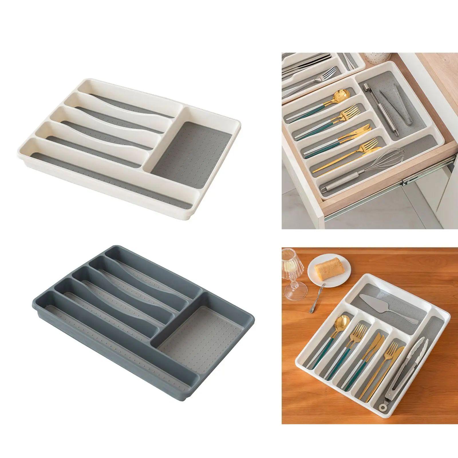 Bandeja Organizadora de Cubiertos para Cajón – Relaxdays – Shopavia