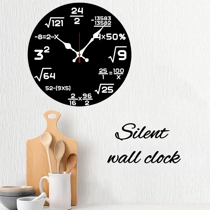 Math Formula Wall Cloc 3