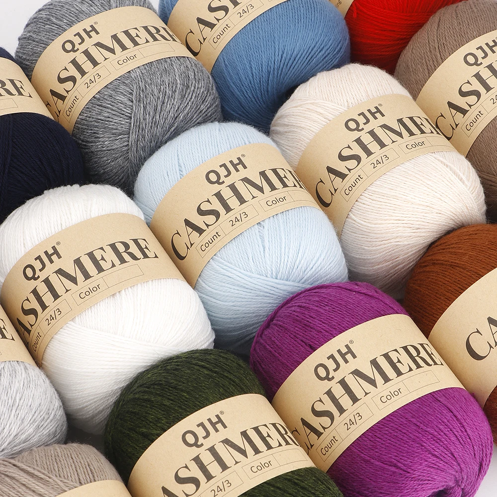 2Set Luxurious All-Cashmere Versatile Worsted Yarn-Hand Knitted, Soft Comfortable-For High-end Garments, Scarves,Hats & Sweaters 2