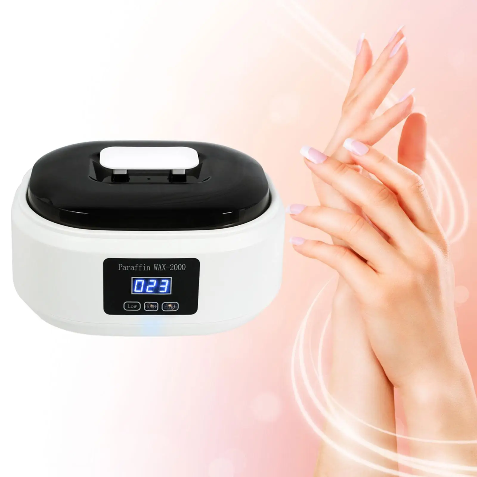 Paraffin Bath 200W Touchscreen Paraffin Wax Heater for Foot Body US Adapter