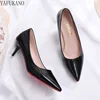 Nude Patent Leather Stiletto Single Shoes 2025 New Sexy Shallow Mouth Pointed Toe High Heels Career Work Shoes Party Pumps 3