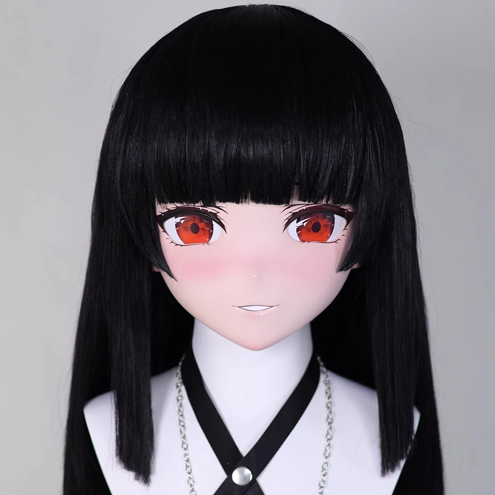 Handmade Customize Full headband lock Doll Cartoon Character Kig Cosplay Kigurumi Mask Resin Japanese Anime Kigurumi Masks