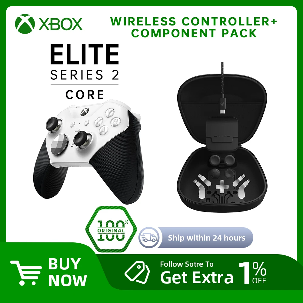 Microsoft Wireless Controller - Elite V2 COre White for Xbox